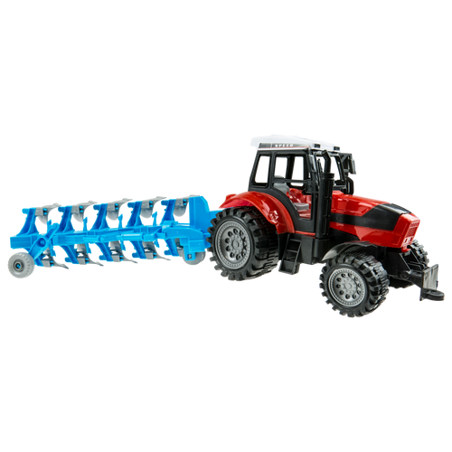Traktor z pługiem