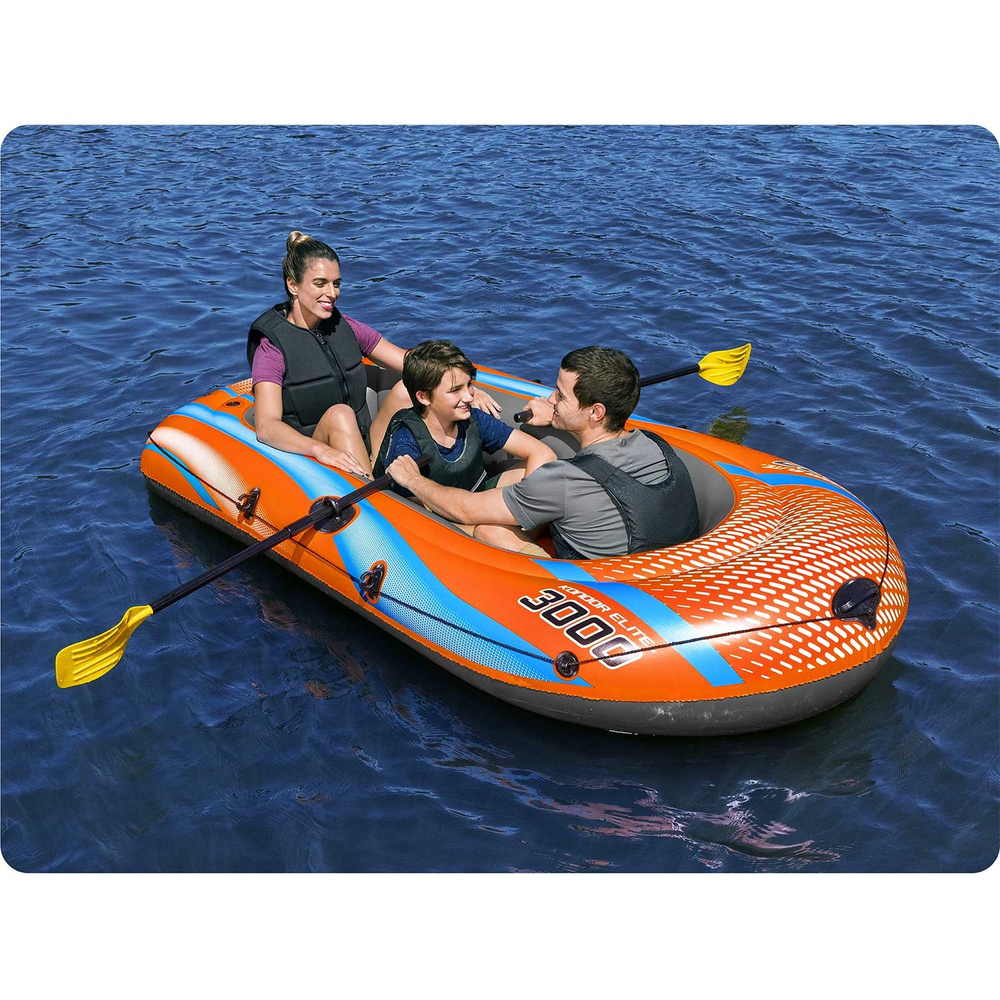 Bestway Zestaw Dmuchany ponton Kondor Elite 3000 z wiosłami i pompką 61145