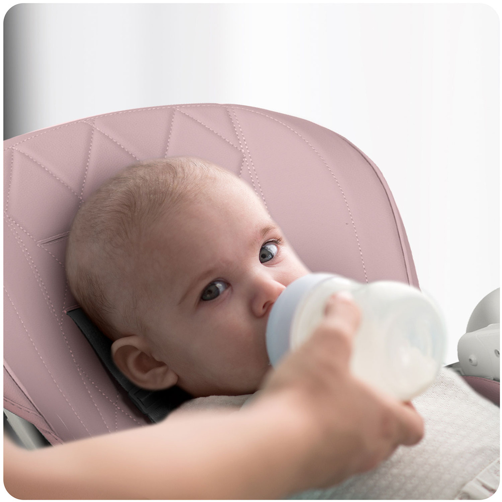 Krzesełko do karmienia Elite różowe