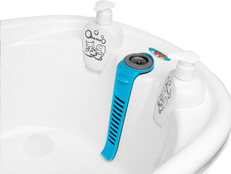 Wanienka z czujnikiem temperatury 90 x 45 x 23 cm KINDERSAFE niebieska