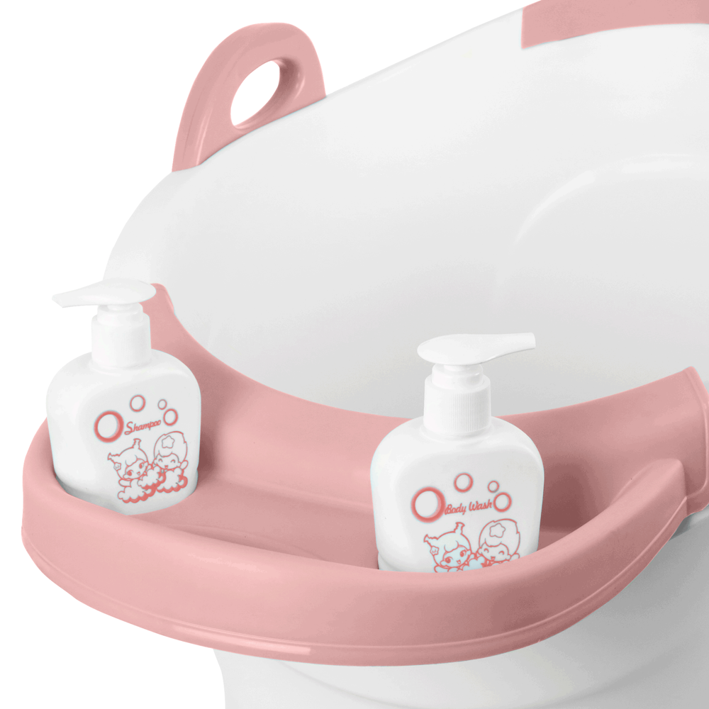 Różowa wanienka do kąpieli wiaderko 55 x 44 cm KINDERSAFE