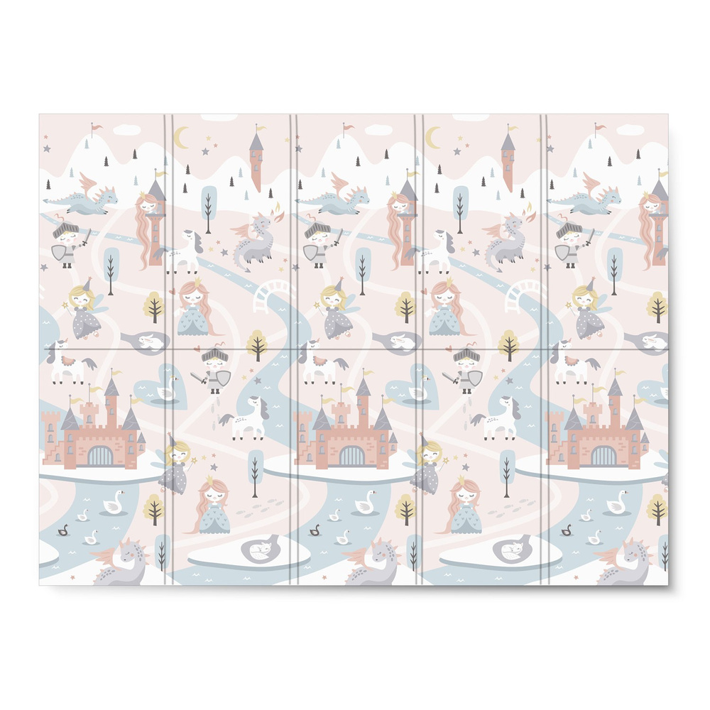 Mata piankowa edukacyjna składana 200 x 150 x 1 cm