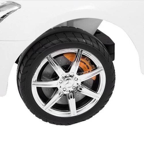 Jeździk 3w1 pchacz auto Samochód dla dzieci Mercedes Biały melodie klakson