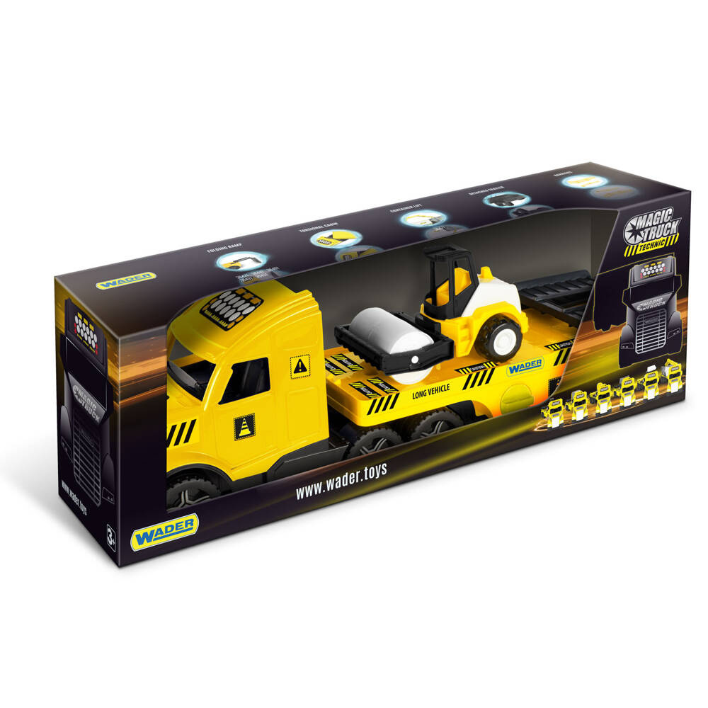 Magic Truck Technic laweta z walcem 36451 Wader