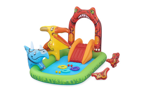 Plac zabaw dmuchany Jurassic 241 x 140 x 137 cm Bestway 53160