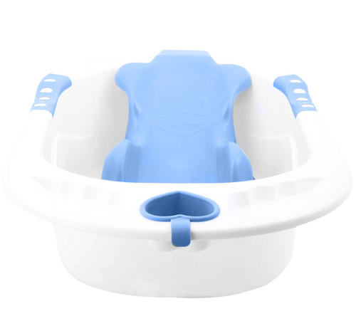 Wanienka z siedziskiem niebieska 83 x 50 x 23 cm KINDERSAFE