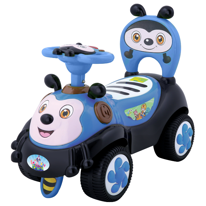 Jeździk dla dzieci pszczółka KINDERSAFE Niebieski