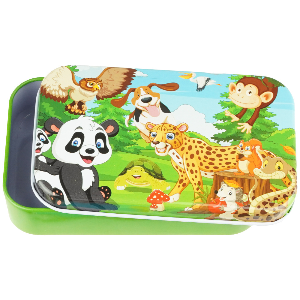 Kolorowa układanka puzzle safarii sowa małpka 60 elementów