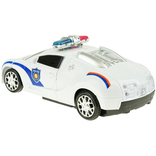 Zdalnie sterowany samochód - robot policja