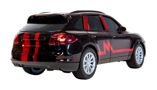 Szybki samochód zdalnie sterowany przyciemniane szyby, czerwona grafika