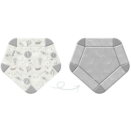 Mata edukacyjna interaktywna duża Balony