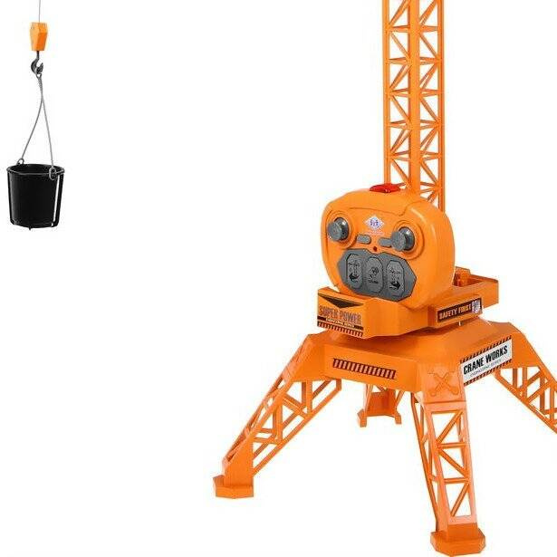 DUŻY Dźwig żuraw budowlany na pilota 120 cm