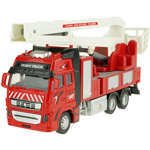 Wóz strażacki z koszem Straż Pożarna auto samochód