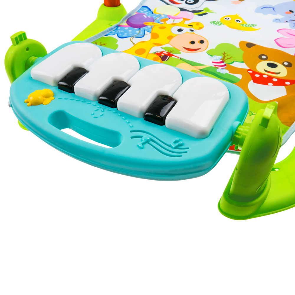 Interaktywna mata edukacyjna z zabawkami + pianino Happy Baby