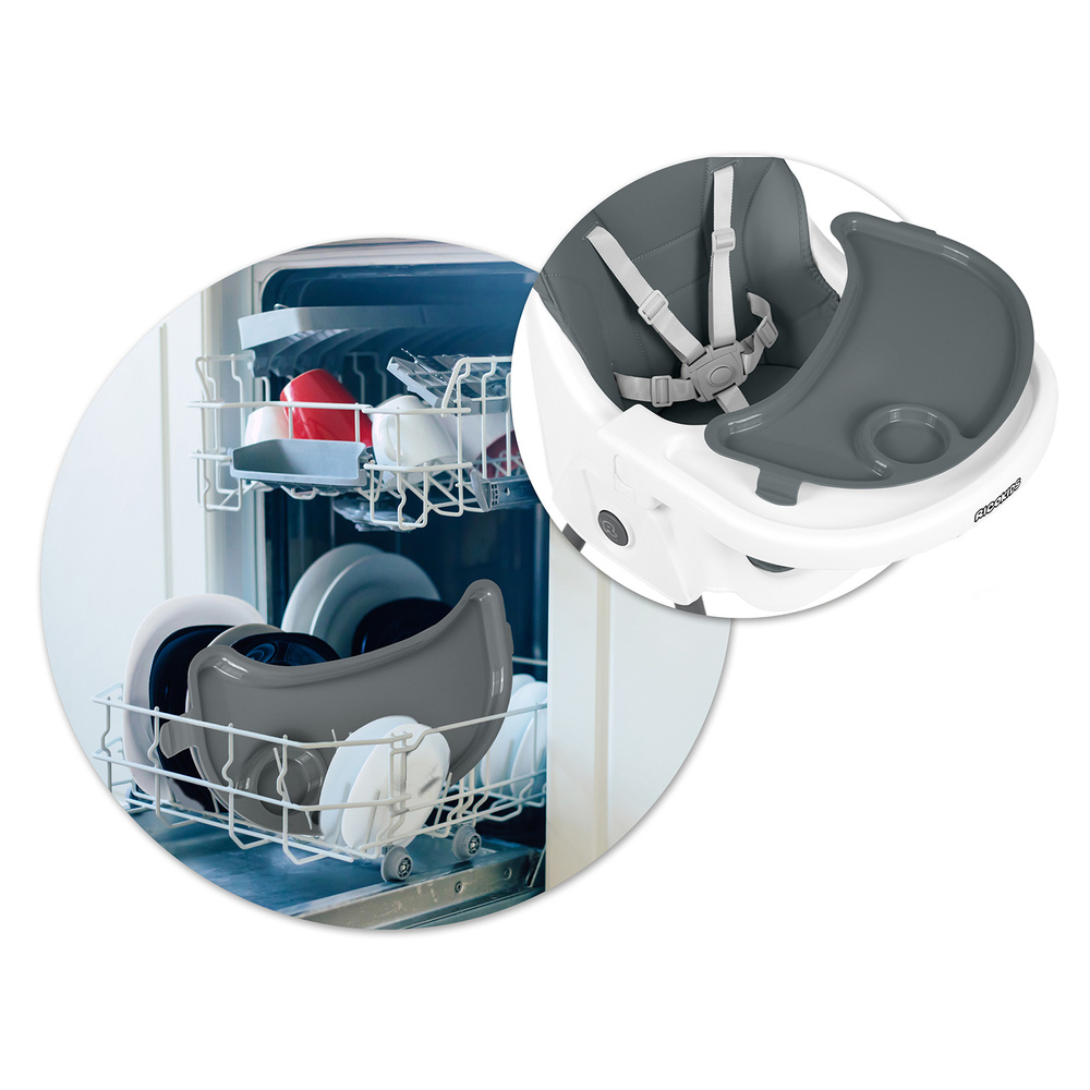 Krzesełko do karmienia Mani szare