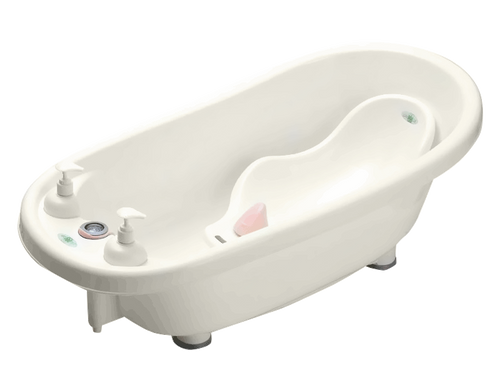 Wanienka z czujnikiem temperatury 90 x 45 x 23 cm KINDERSAFE różowa