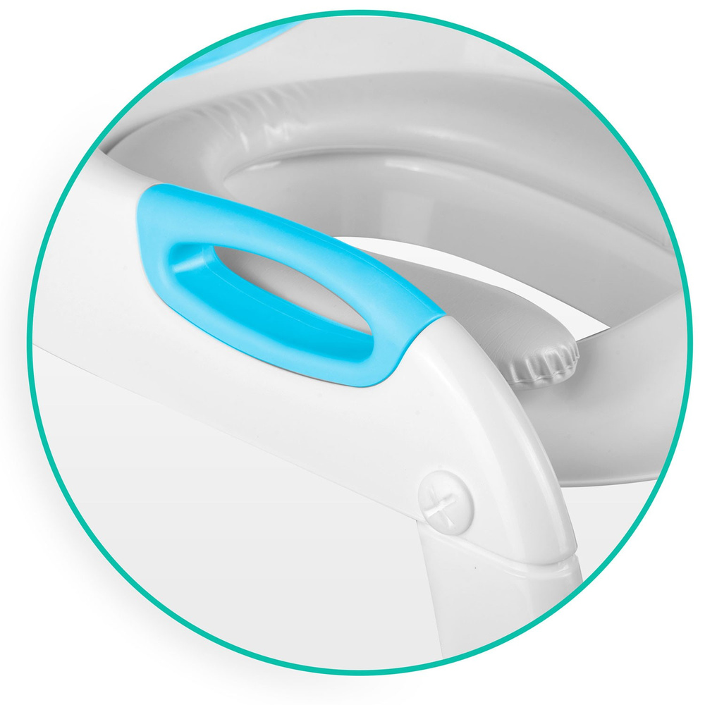 Nakładka na sedes z drabinką miś  niebieska