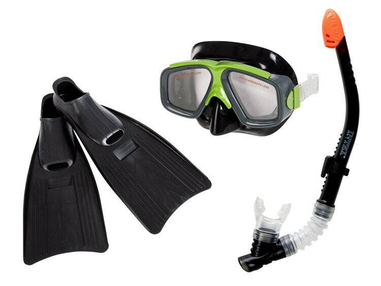 Zestaw do nurkowania maska + rurka + płetwy Intex 55959