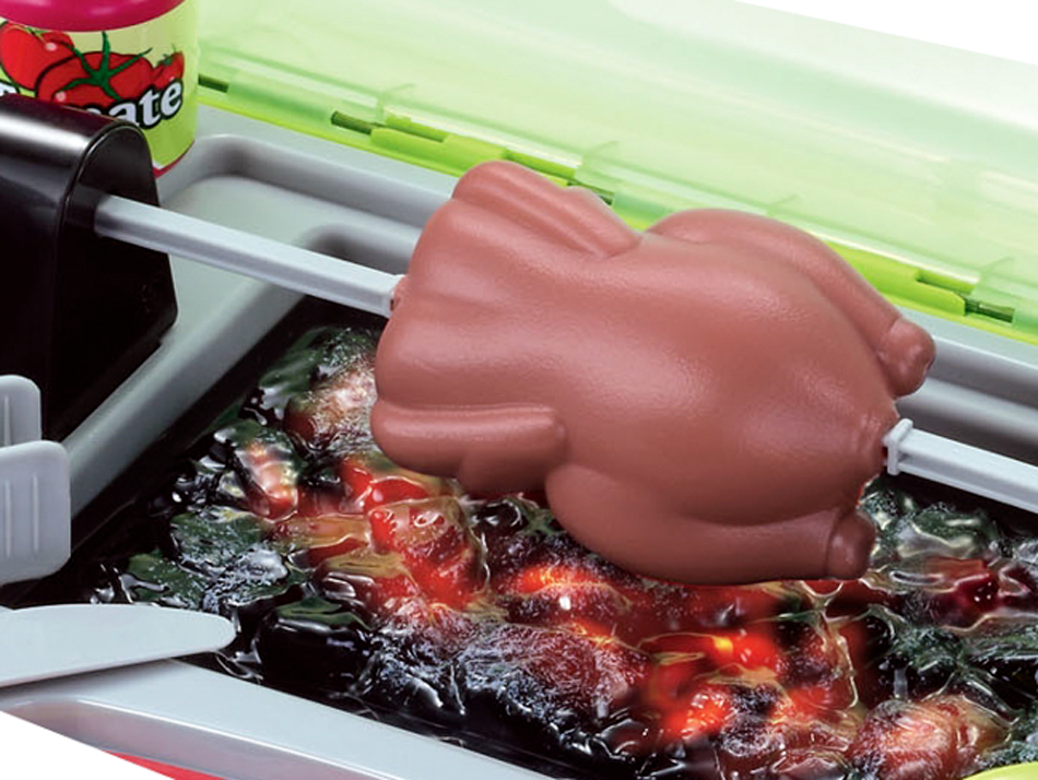 Grill dla dzieci ogrodowy zestaw akcesoria walizka