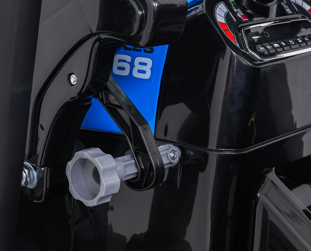 Pojazd MEGA Traktor D68 Z Przyczepką Niebieski