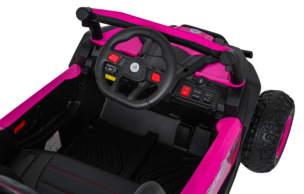 Pojazd Buggy Madman UTV-MX Różowy