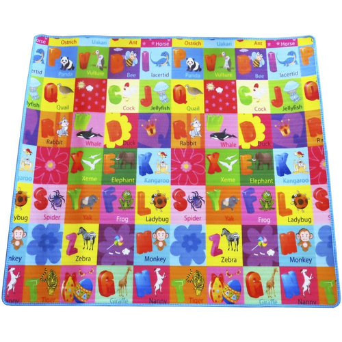 Dwustronna mata piankowa dla dzieci 177x197 cm XXL