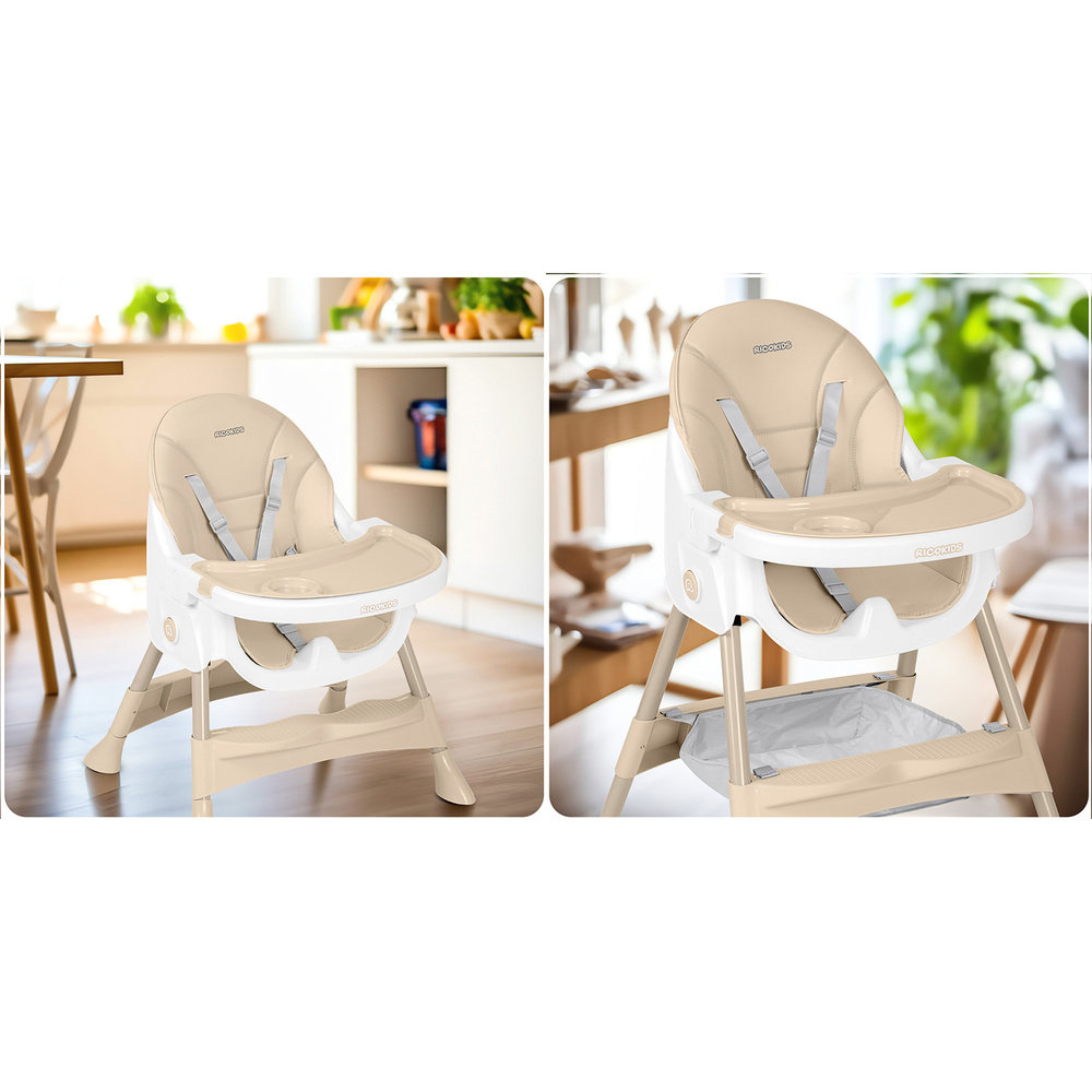 Krzesełko do karmienia  Mani beżowe