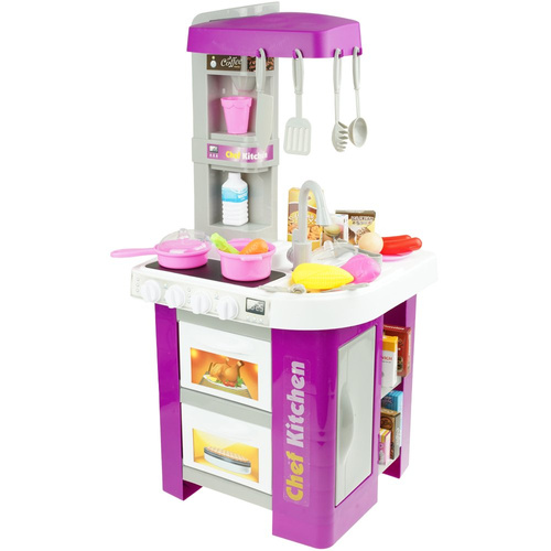 Kuchnia duża z piekarnikiem+akcesoria 53el.kucharz