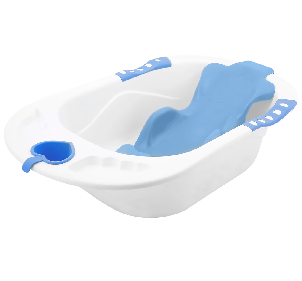 Wanienka z siedziskiem niebieska 83 x 50 x 23 cm KINDERSAFE