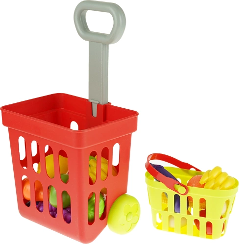 Wózek sklepowy na zakupy akcesoria koszyk owoce warzywa