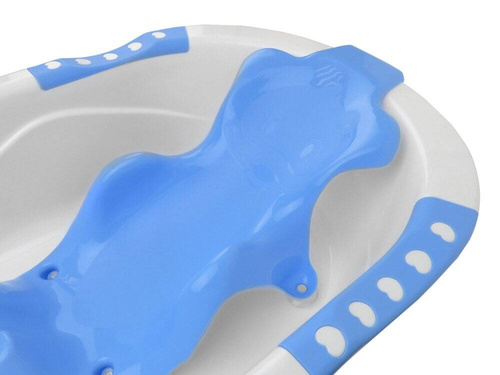 Wanienka z siedziskiem niebieska 83 x 50 x 23 cm KINDERSAFE