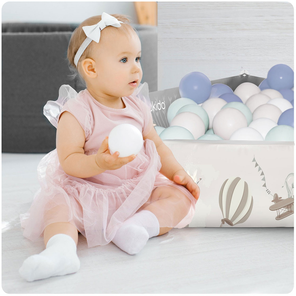 Mata edukacyjna interaktywna duża Balony