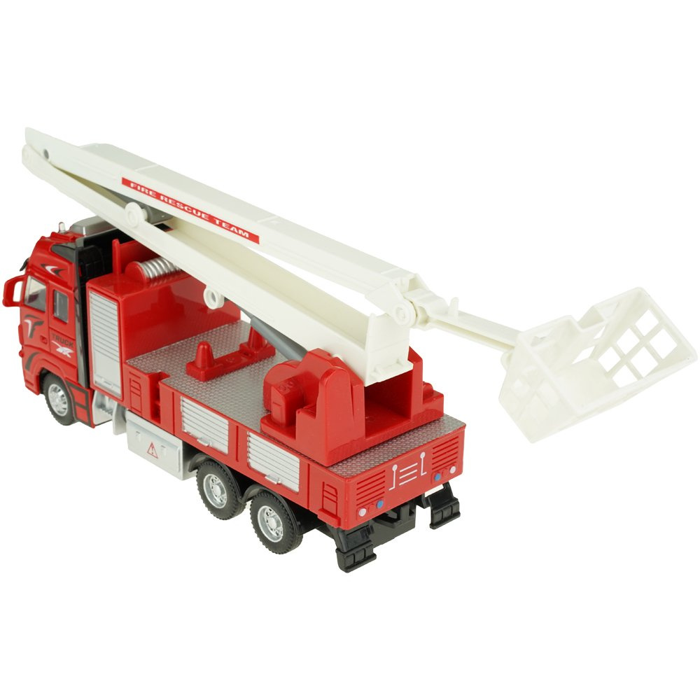 Wóz strażacki z koszem Straż Pożarna auto samochód