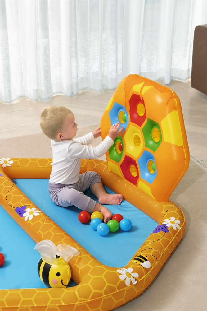 Plac zabaw dmuchany Pszczułki 127 x 119 x 61 cm Bestway 52639