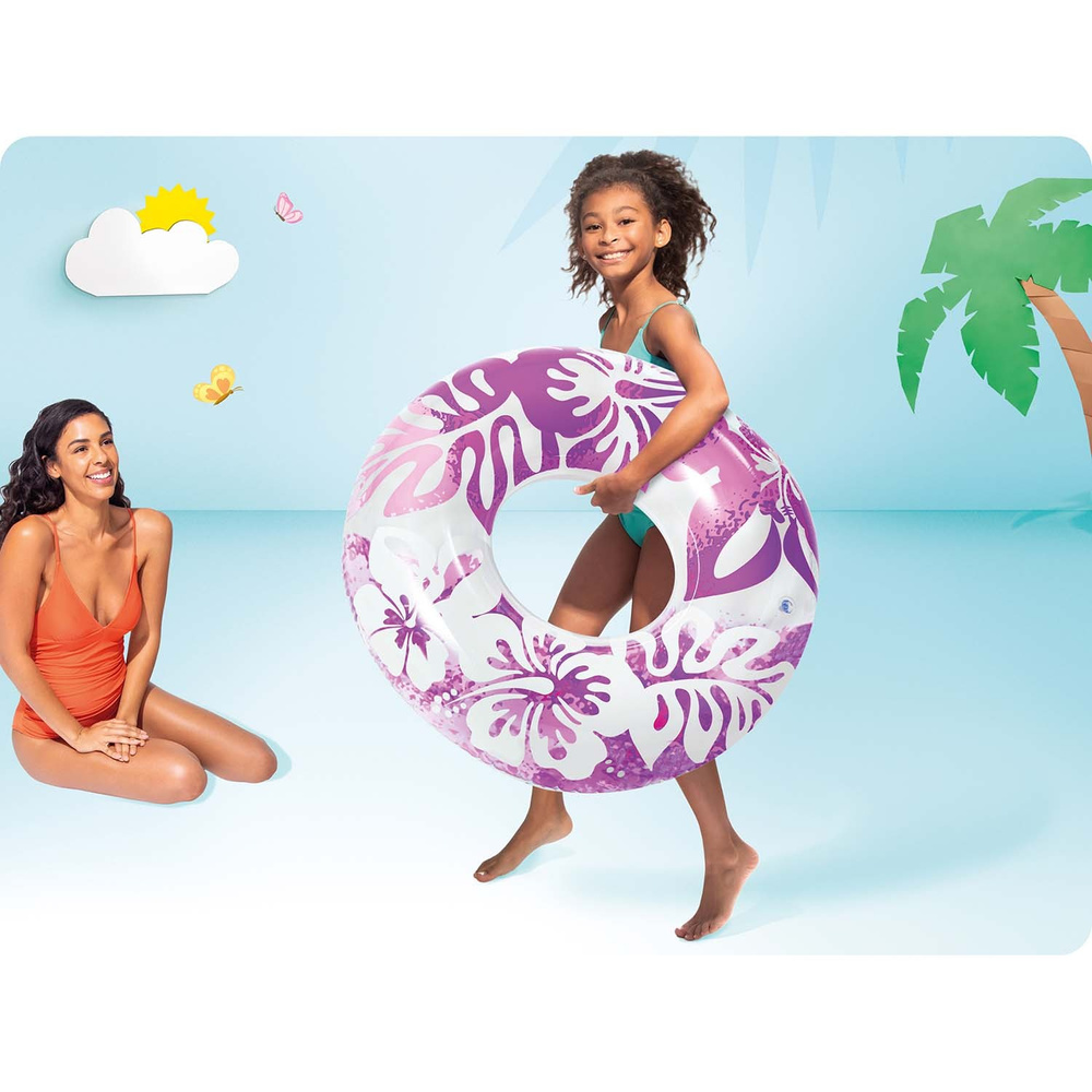 Kółko do pływania średnica 91 cm  INTEX 59251 pomarańczowy