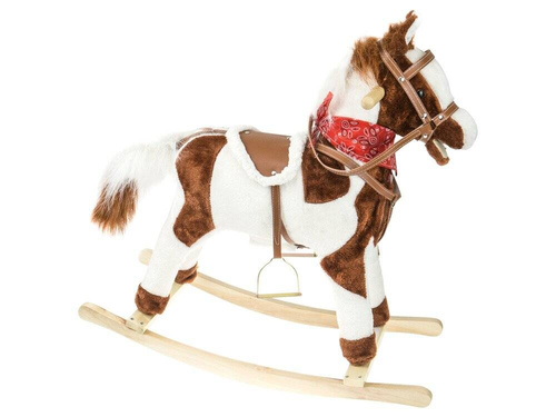Konik na biegunach Mustang KINDERSAFE  ciemny brąz