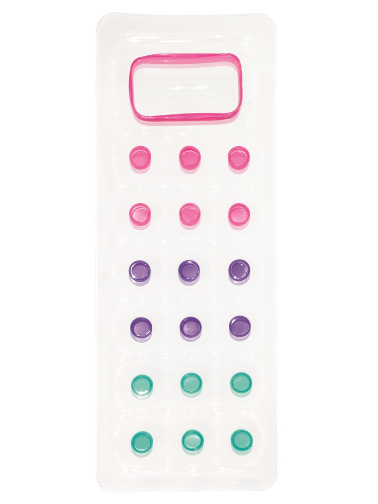 Materac plażowy z okienkiem 188 x 71 cm Bestway 43040 przeźroczysty