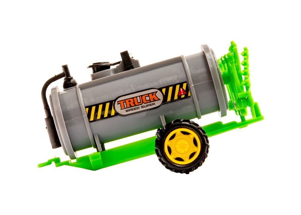 Traktor z cysterną do oprysków