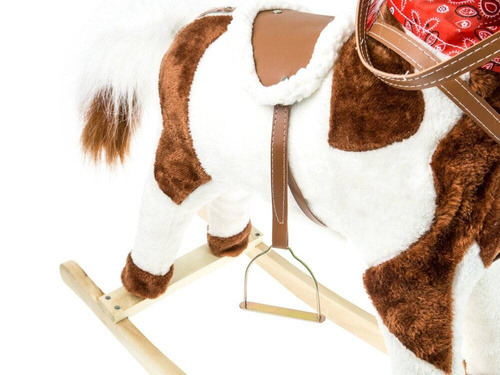 Konik na biegunach Mustang KINDERSAFE  ciemny brąz