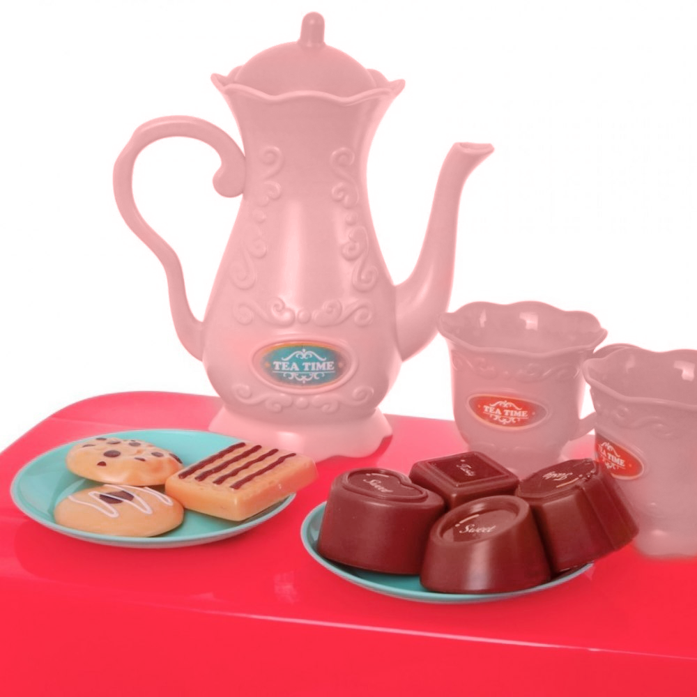 Kuchnia Małego Kucharza akcesoria piekarnik, lodówka, kran, woda 