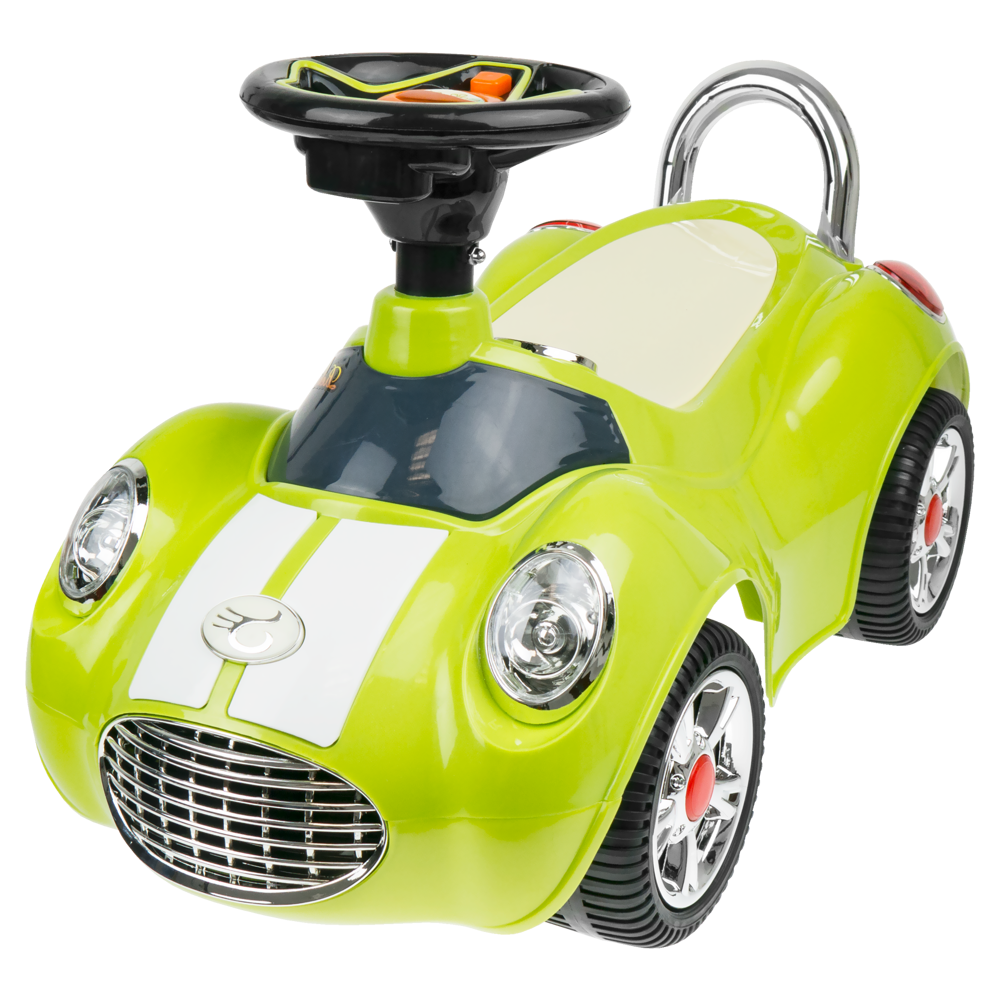 Jeździk interaktywny 3w1 Pchacz Auto Zielony 