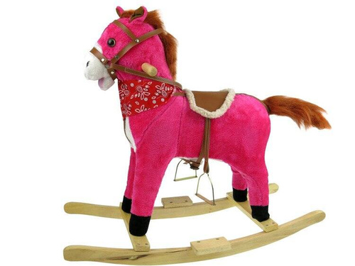 KONIK NA BIEGUNACH RŻY PARSKA RÓŻOWYY