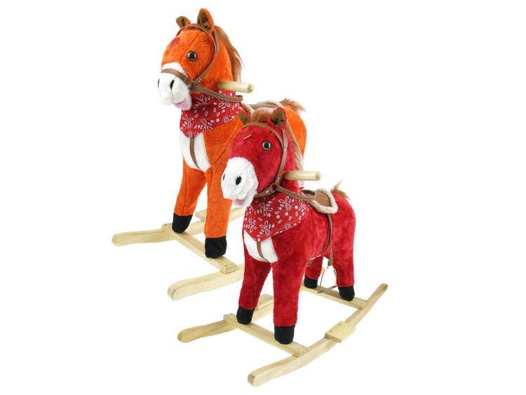 KONIK NA BIEGUNACH RŻY PARSKA POMARAŃCZOWY