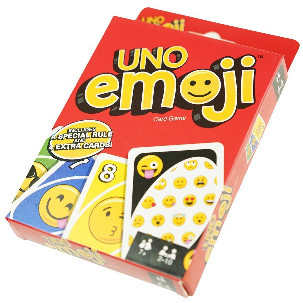 Gra karciana logiczna Uno emoji karty