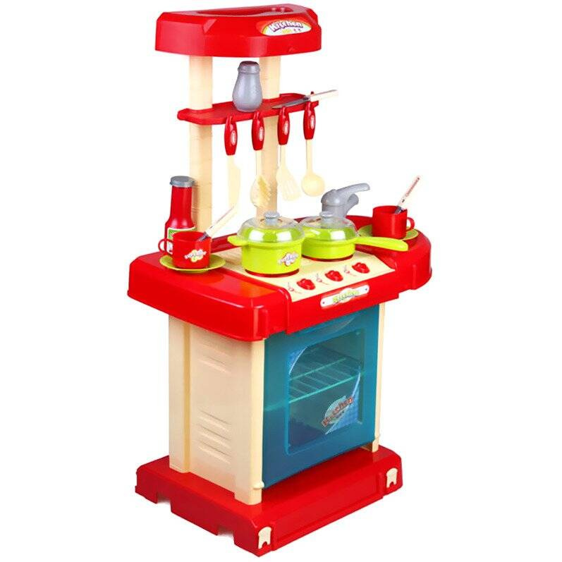 Kuchnia składana walizka akcesoria 18 el. Mały Kucharz 