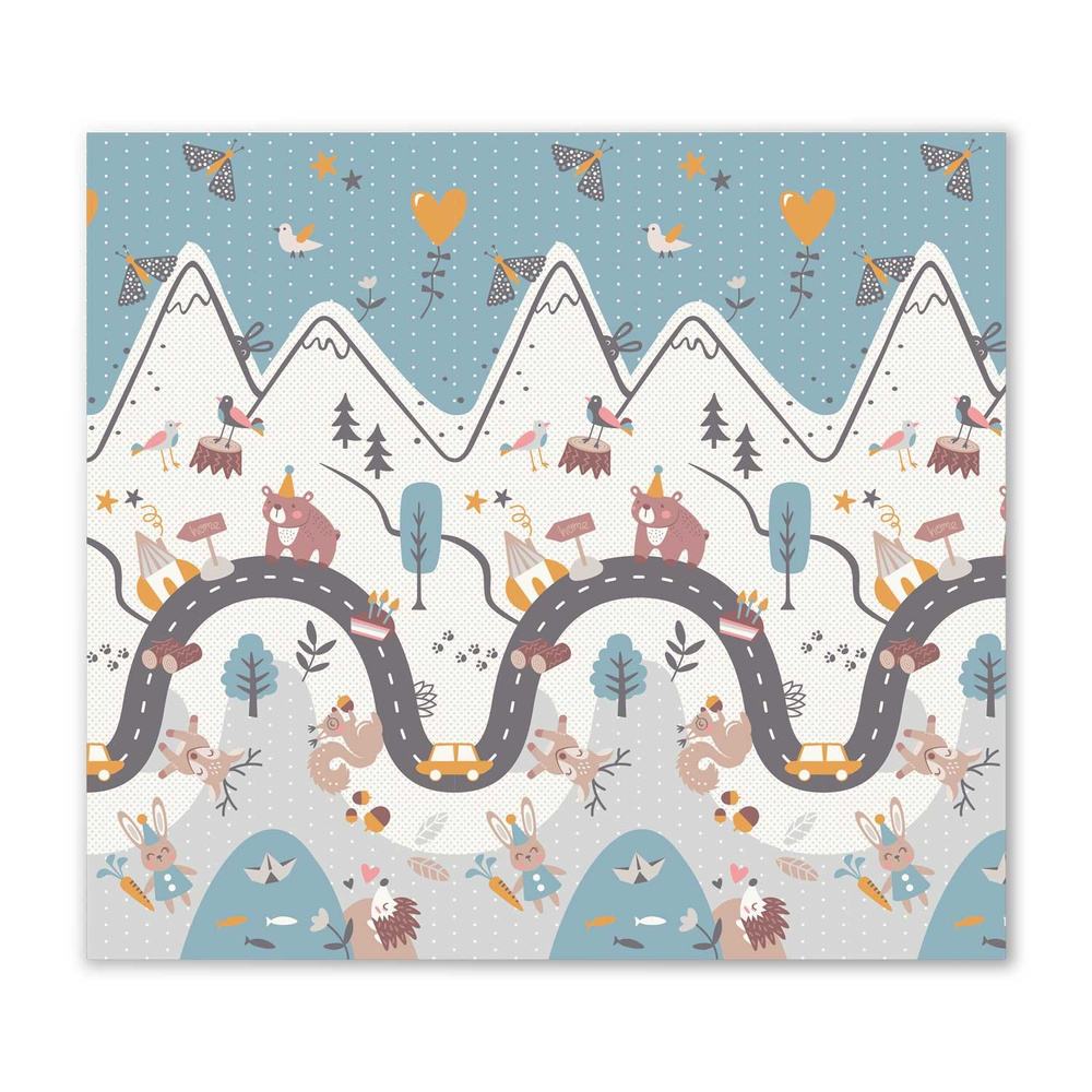 Mata piankowa edukacyjna składana 200 x 180 x 1 cm