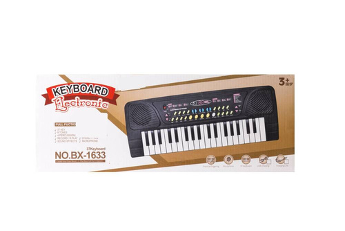 Duże organki, pianinko, keyboard z mikrofonem, 37 klawiszy