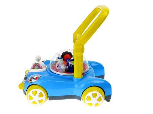 Grający pchacz 2w1 KINDERSAFE Niebieski