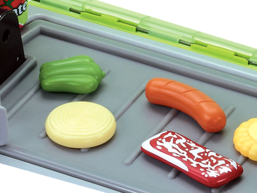 Grill dla dzieci ogrodowy zestaw akcesoria walizka