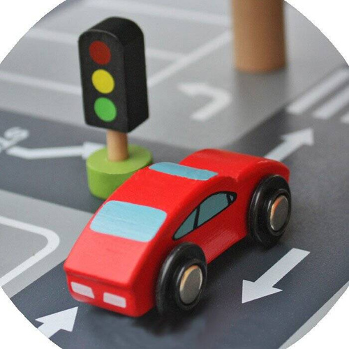 Drewniany parking piętrowy GARAŻ Duży